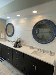 Handyman shiplap bathroom