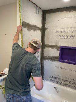 Installing Cement Board in Bathroom Installing Cement Board in Bathroom