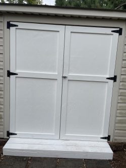 New Shed Doors & Paint New Shed Doors & Paint