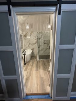 Peak into Bathroom Remodel Peak into Bathroom Remodel