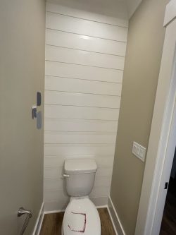 Bathroom Shiplap Installation Bathroom Shiplap Installation