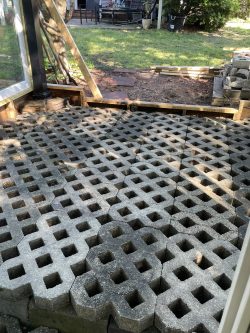 Greenhouse floor fits perfectly!