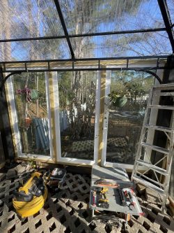 Greenhouse clear roof
