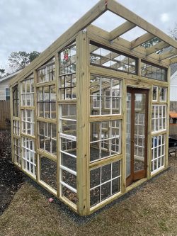 Pre-paint Greenhouse View Pre-paint Greenhouse View